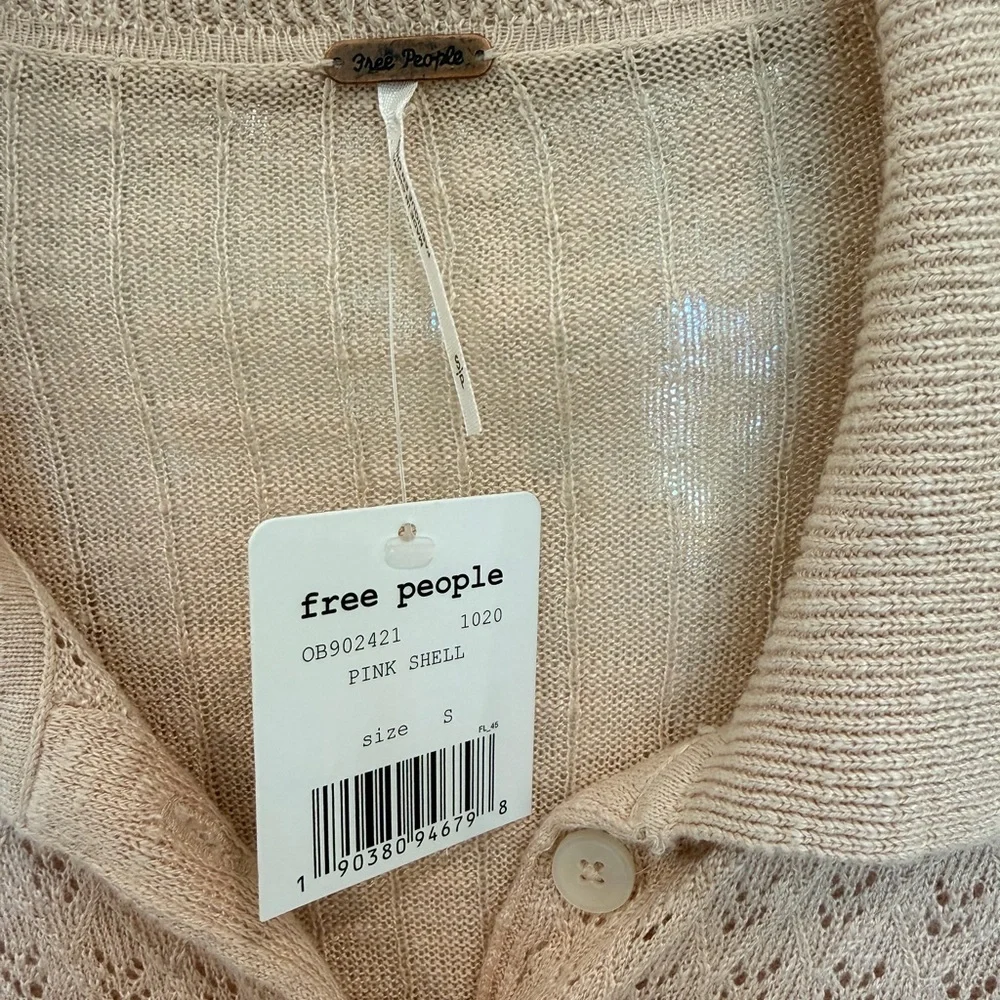 NEW Free People Betty Button Front Sweater Cardigan - Picture 3 of 3